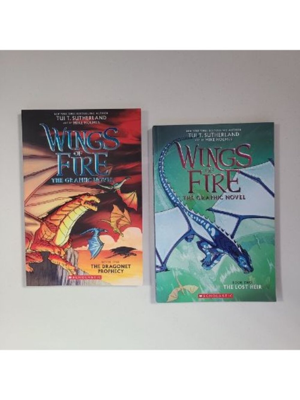 Wings of Fire Graphic Novel 1 & 2 The Dragonet Prophecy-The Lost Heir Paperback
